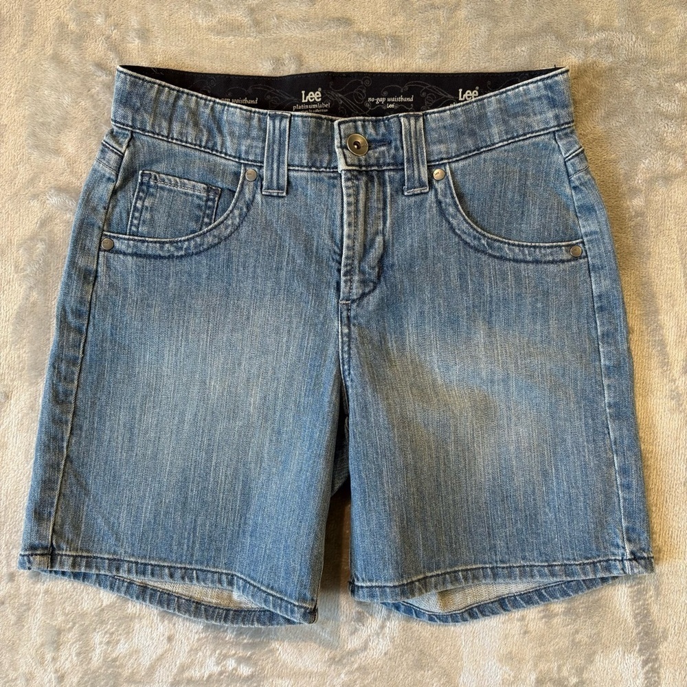 Lee Y2K Denim Jean Relaxed Fit Shorts Sz 6 Medium